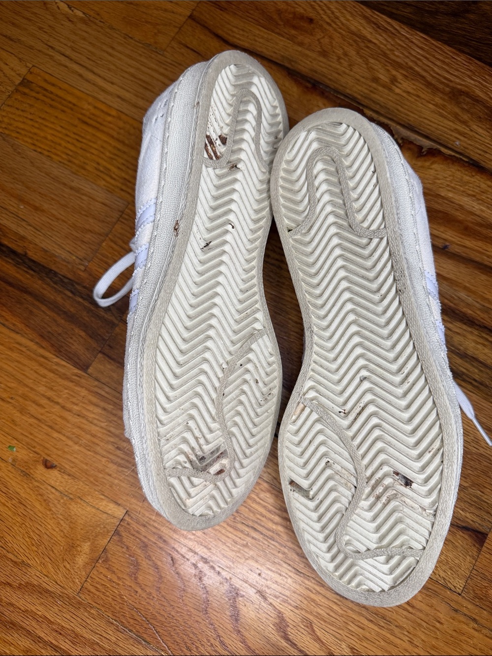 adidas Originals Campus Off White Suede Low-Top Sneakers - Picture 5 of 8